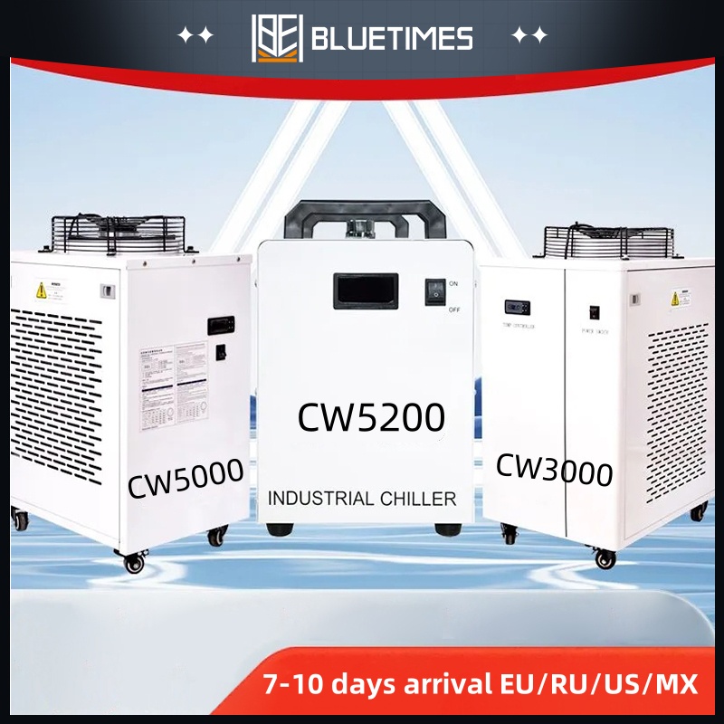 Laser Industrial Chiller - 블루타임즈 S&A CW3000 CW5000 CW5200 산업용