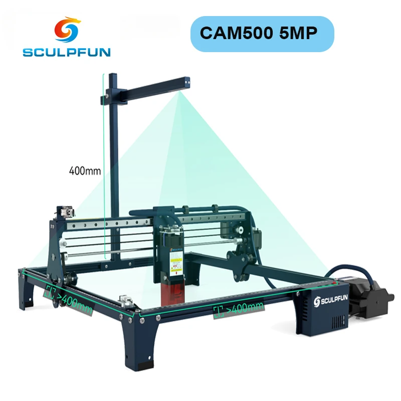 Industrial Laser Engraver - SCULPFUN CAM500 라이트번 카메라, 정밀 위치