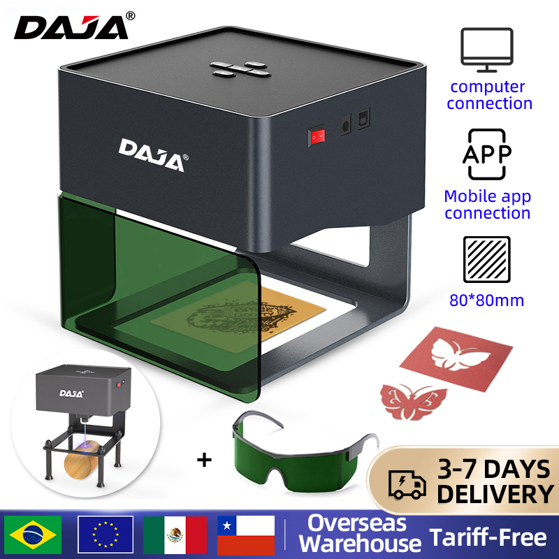 DAJA DJ6 미니 휴대용 레이저 조각기 Diy 블루 - Laser Marking Machine 리뷰 및 가격