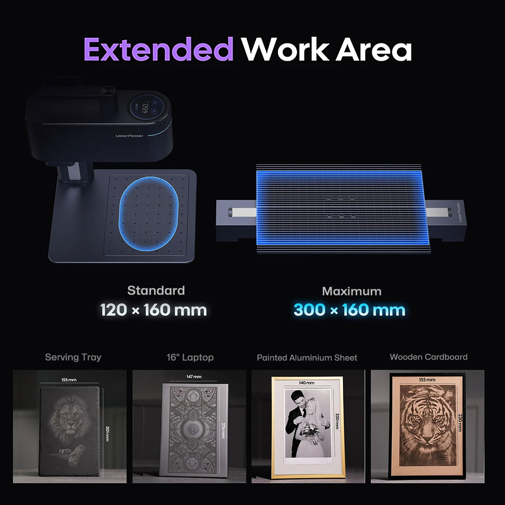 LASERPEKER 모든 재료용 레이저 조각기, 휴대용 - Industrial Laser Engraver 리뷰 및 가격